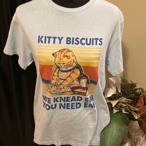 Kitty Biscuits Graphic T-Shirt - White